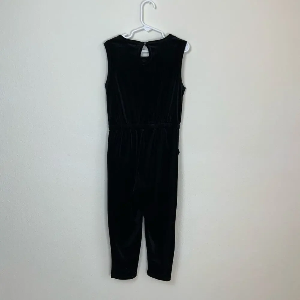 Old Navy Velour Jumpsuit with Metallic Trim XS Girl
